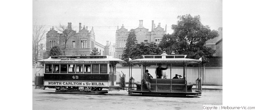 Old tram in St Kilda nr 1900
